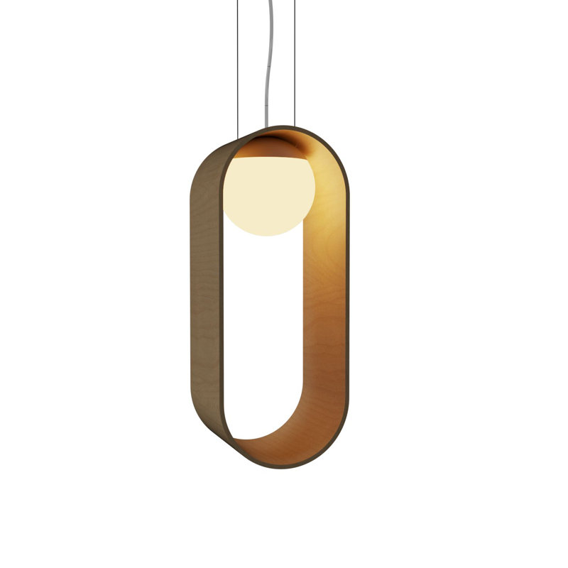 Luminaire suspendu Sfera Accord, Érable