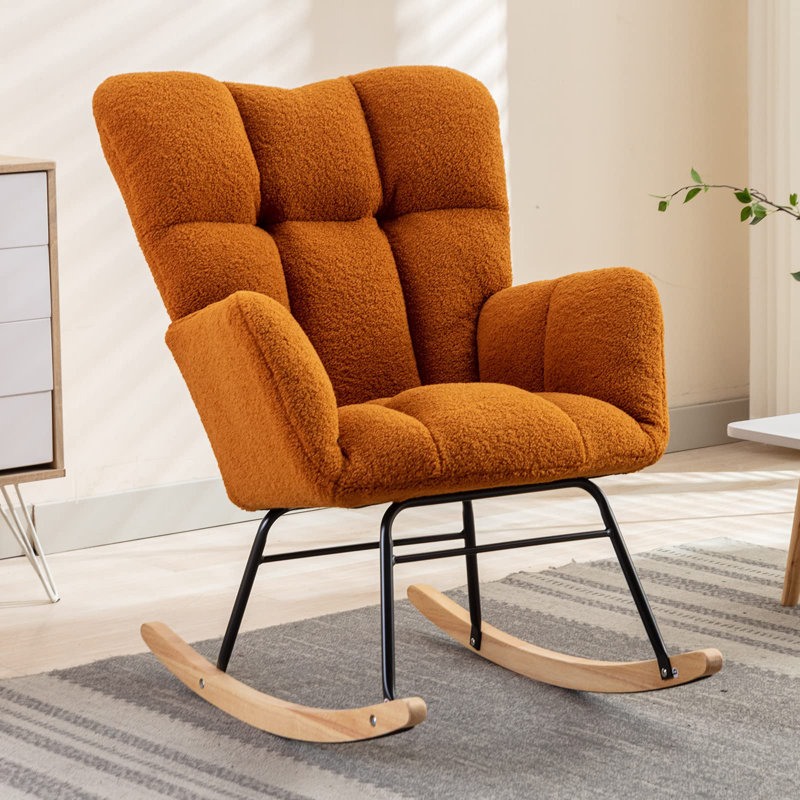 Friedell Rocking Chair, Caramel