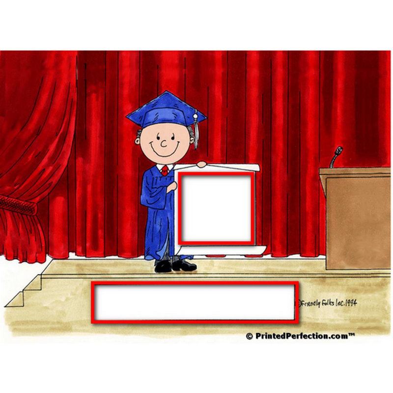 Graduation personnalisée - Porte-clés mâle