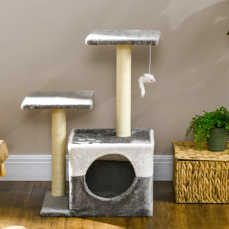 Gertrude 70cm H Cat Tree, Gray