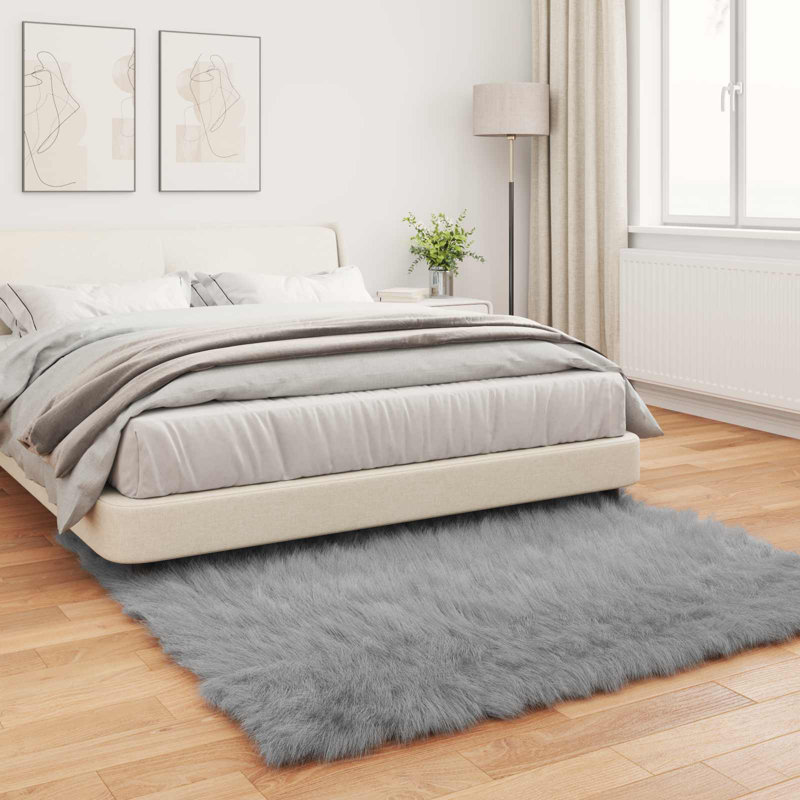 Solid Colour Standard Area Rug, Square 120 cm
