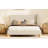 Velvet Bed with Round Wooden Legs-376806533-376806535