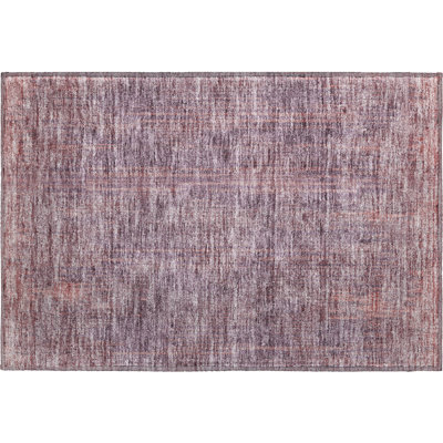 Premium Machine Washable Prisco Mauve Rug
