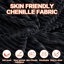 Canapé modulaire 105 po, canapé désossé, canapé compressé, amovible et lavable, housse de canapé remplaçable, tissu d'ameublement texturé tissé moderne, conception convertible en forme de L pour le salon