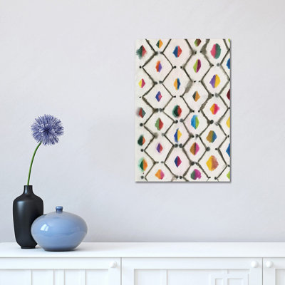 Honeycomb 1 Piece Wrapped Canvas Wall Art