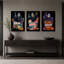 Ensemble de 3 toiles Scream-6920207