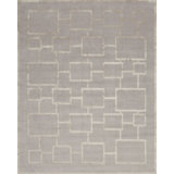 Vaheed Ta-2 Handmade Silk and Wool Geometric Area Rug