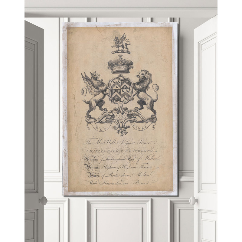 «Peerage of England VI», art textuel, H 48 po x l 32 po x P 1,5 po, Toile tendue