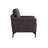 Turner 33.5" Square Arm Faux Suede Armchair-125402814