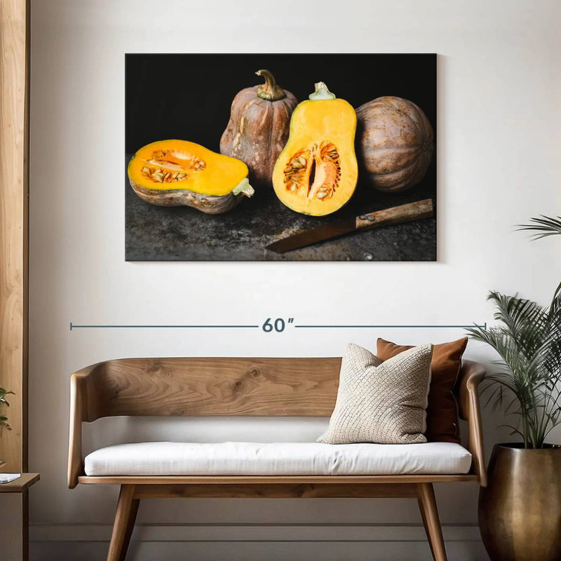 Yarlin Butternut Squash, 30" H x 45" W
