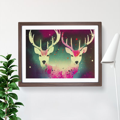 Two Stags Vol.3 Abstract - Single Picture Frame Print