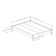 Munich Queen Platform Bed on Legs - Rustic Style Weathered Oak