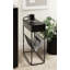 Table d'appoint Ã©troite avec Ã©tagÃ¨re de rangement en fil mÃ©tallique