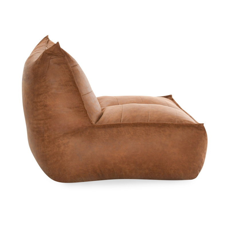 Frazier Faux Leather Floor Lounge Chair