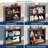 Hartman 29.88" H x 35.25" W Standard Bookcase-1103893984