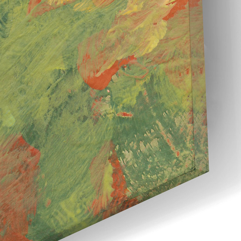 «Earth and Sky» par Jan Weiss, art mural en verre acrylique, H 12 po x l 12 po x P 0,13 po