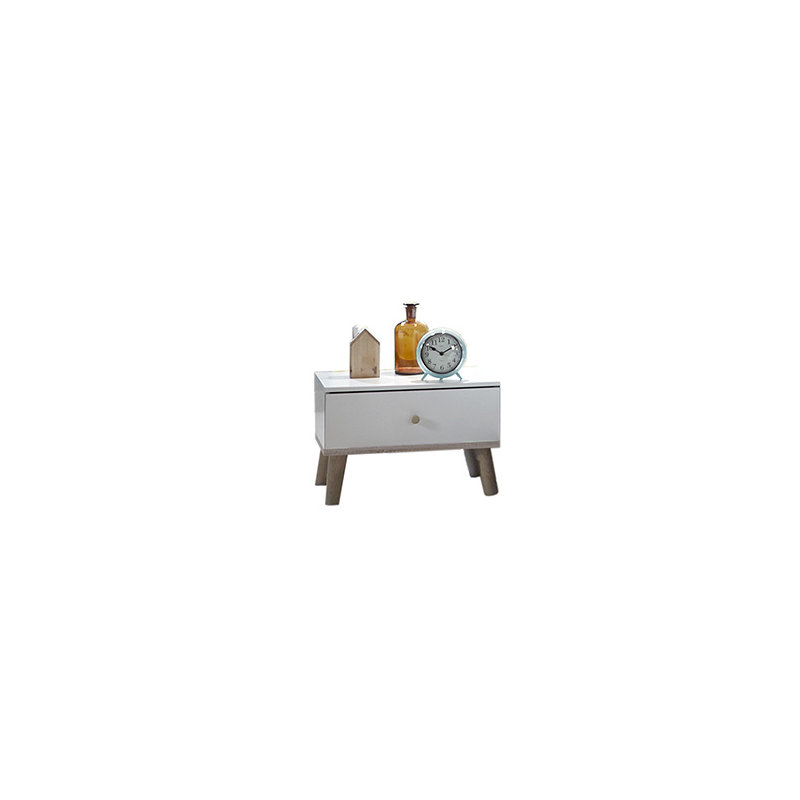 McFarlan 52cm W Manufactured Wood Bedside Table
