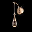 1 - Light Gold LED Crystal Swing Arm Sconce