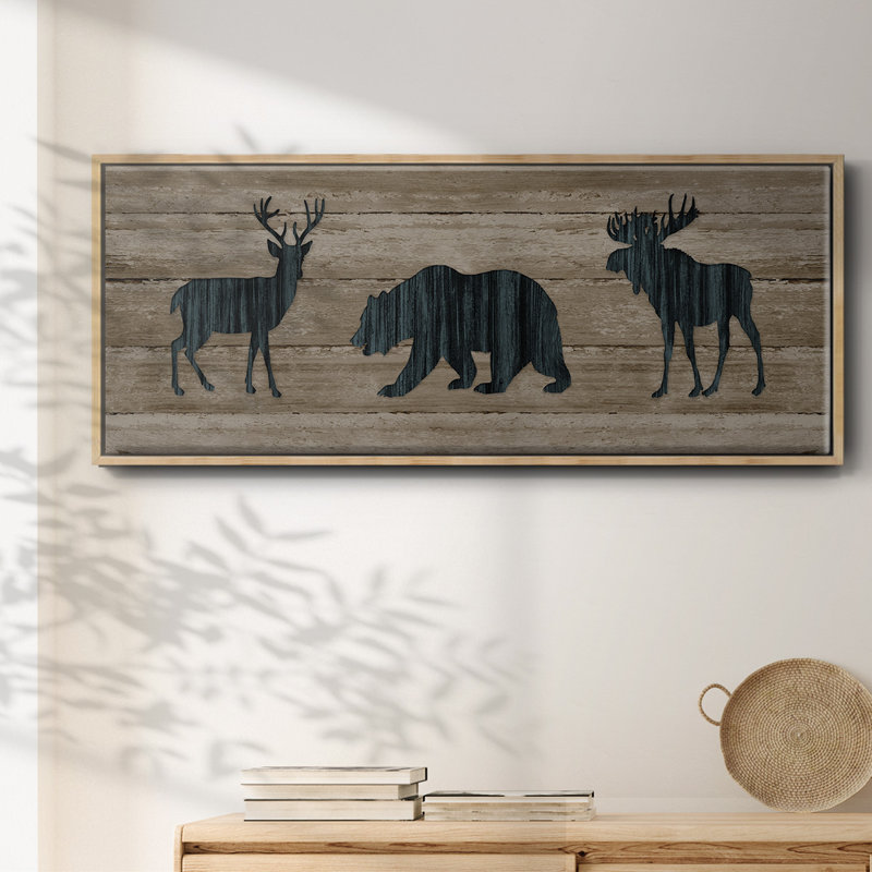 Woodland, toile à trois cadres, H 20 po x l 50 po
