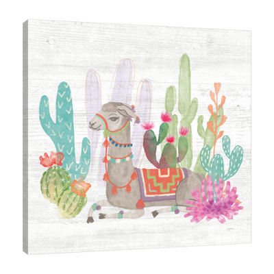 Mary Urban " Lovely Llamas I " by Mary Urban