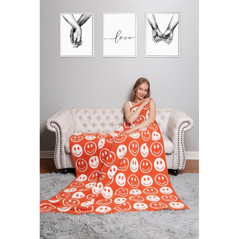 Jeté de lit Mini Luxury , Orange