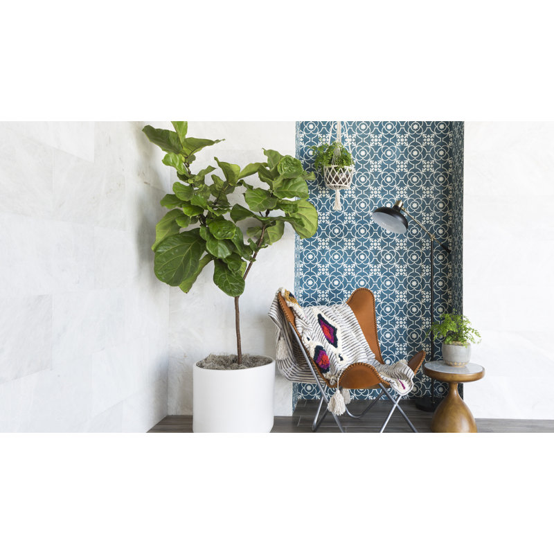 Remy 8" x 8" Cement Spanish Wall & Floor Tile, Fog