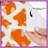 Orange Camouflage Pattern Shower Curtains Extra Long-1966153091