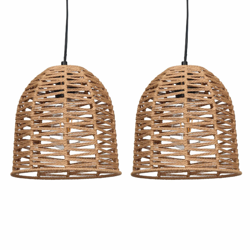 Eldert 22cm H Paper Pendant Shade ( Uno ), Natural