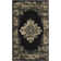 Burnie Oriental Black/Cream Area Rug