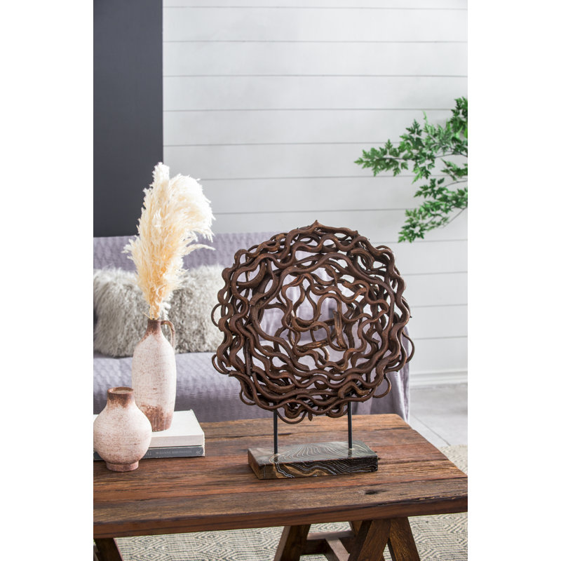 Sculpture Armena Silvia, H 23,6 po x l 19,7 po x P 5,9 po