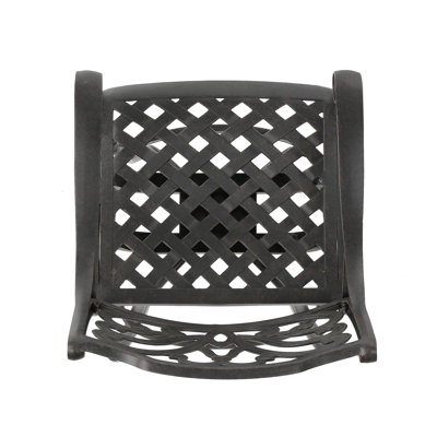 Tabouret de bar pivotant en aluminium moulé