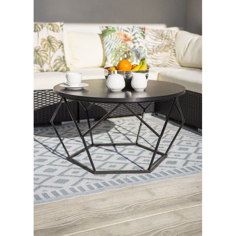 Ainsworth Frame Coffee Table, Black, Black