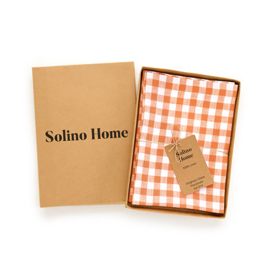 Gingham Checks - 100% Pure Linen Placemats
