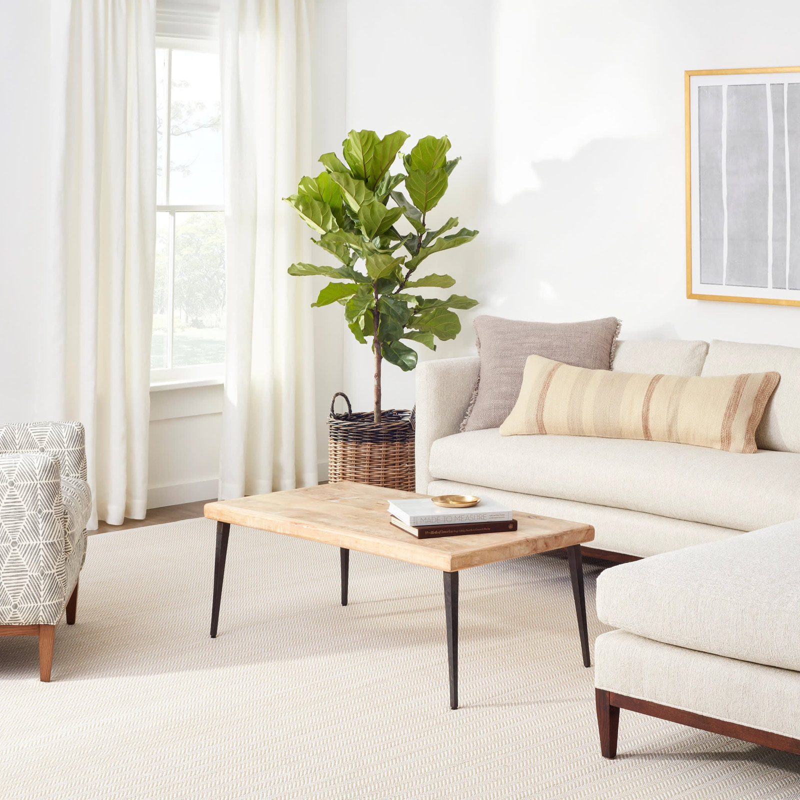 Herringbone Linen/White Handwoven Indoor/Outdoor Rug, Rectangle 5' x 8'
