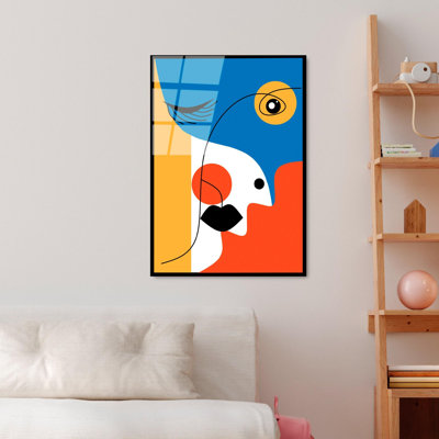 Boze 1 Piece Wall Art on Glass