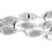 School Of Fish Wall Decor In Silver Leaf