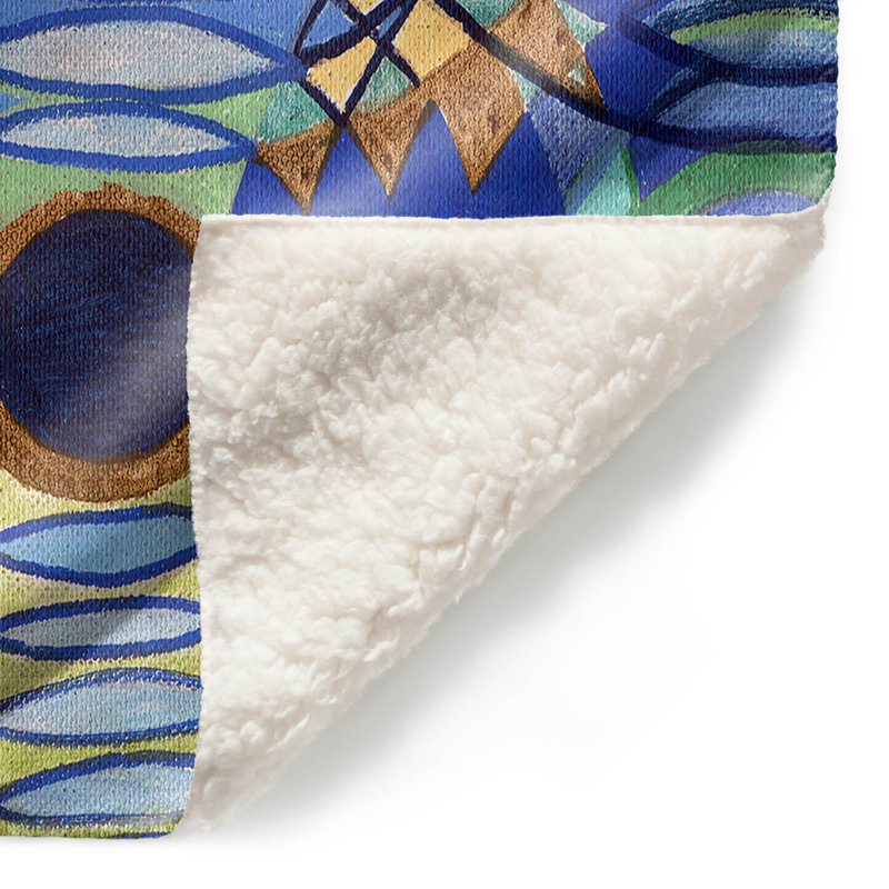 Couverture sherpa douce water series 5, l 51 po x L 60 po