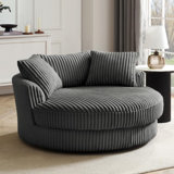 Skyler Upholstered Swivel Armchair