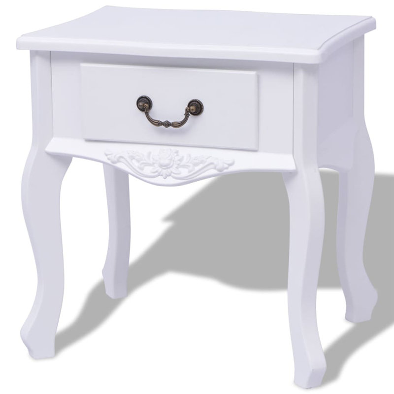 Algrange 1 Drawer Bedside Table, 1