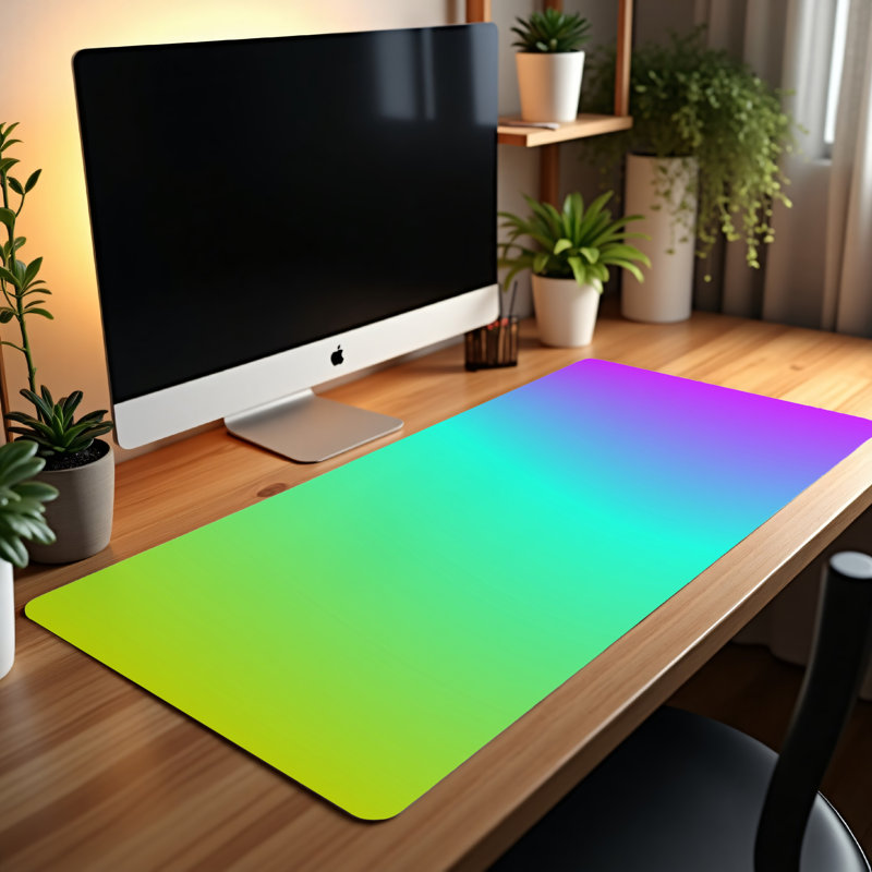 Polyester Desk Pad, 31.5x15.5