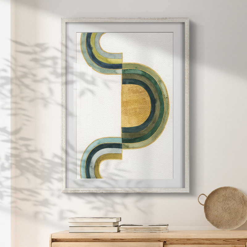 Analogous Arches III - Impression encadrée, Blanc, H 28,5 po x l 20,5 po