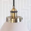 Ziemer 1 - Light Brass Dome Pendant-33765780