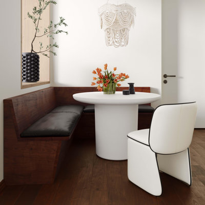  Chaise de salle à manger en velours gris