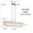 Harlune 6 - Light Rectangle Chandelier