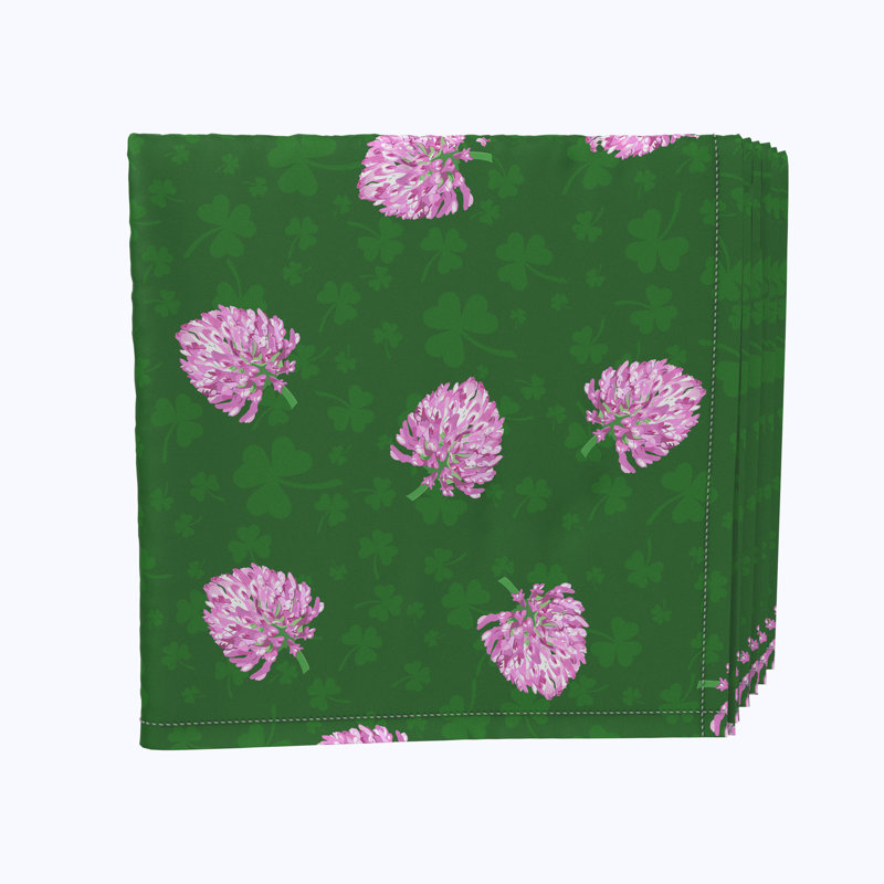 Novara Polyester Floral Square Napkin