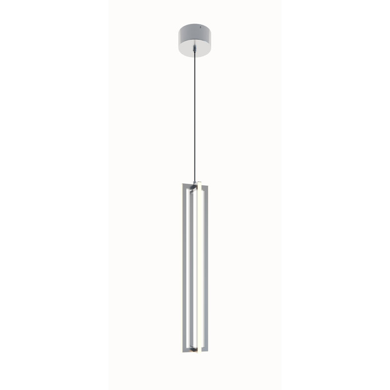 Luminaire suspendu Morairity 36W 4000Lm 120V, Nickel satiné