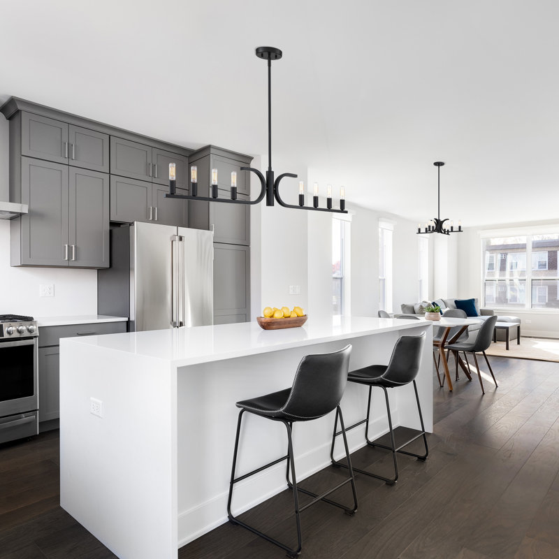 Yahli 8 - Light Matte Black Unique/Statement Pendant