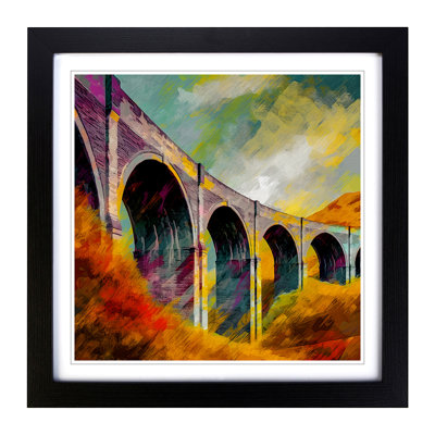 Glenfinnan Viaduct Abstract - Framed Print