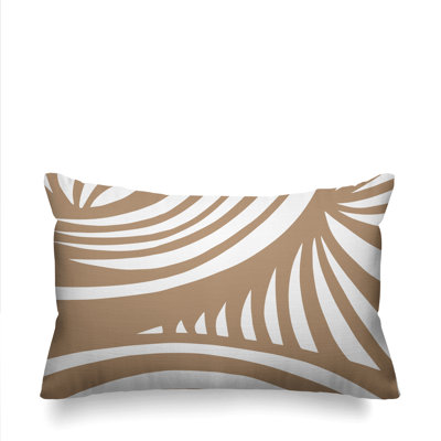 Abstract Outdoor Reversible Throw Pillow