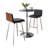 Mason Swivel Adjustable Counter Height Dining Set - 3 Piece-100758559
